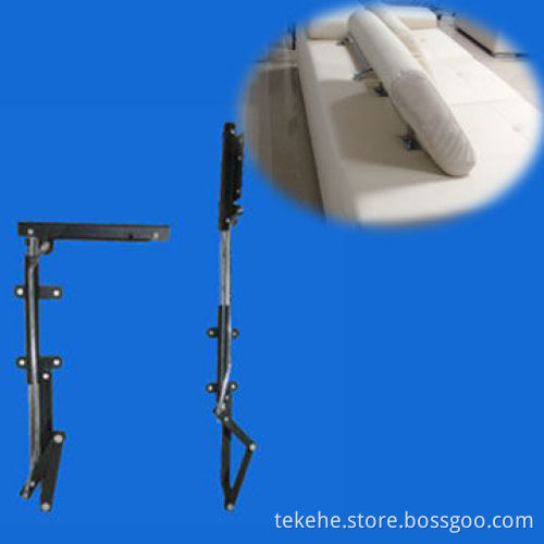 Iron Functional Furniture Fitting for Recliner Sofa Bed, with Black Painted Finish